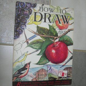 Vintage "How To Draw" by Walter T. Foster